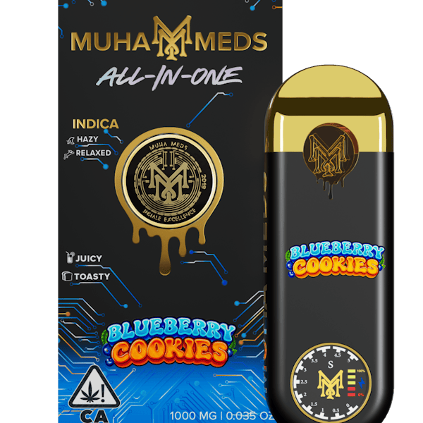 1779995214-1779459256-1778794122-download.png Muha Meds Blueberry Cookies Disposable 1g
