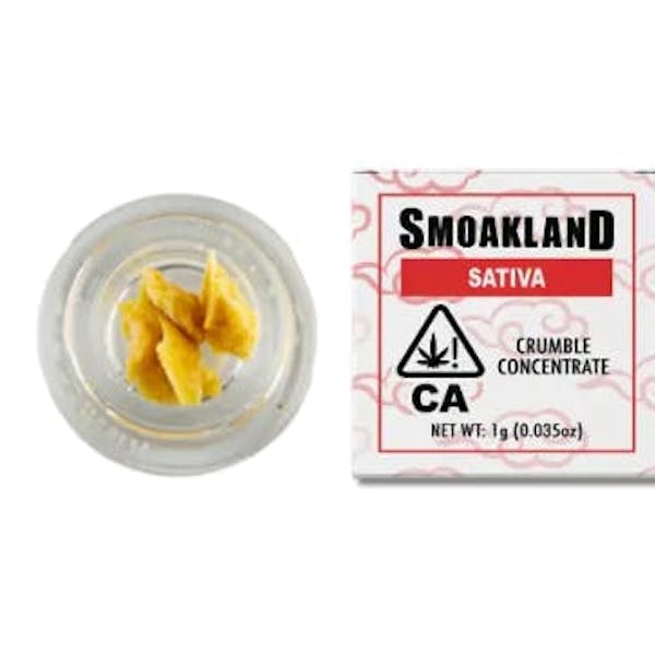 1780342114-1774302179-440017067_smoakland-sativa-crumble-9fa37902-ff3e-4b32-9640-076709a4a17a.jpg Smoakland Crumblz Jack Herer Live Resin Crumble 1g