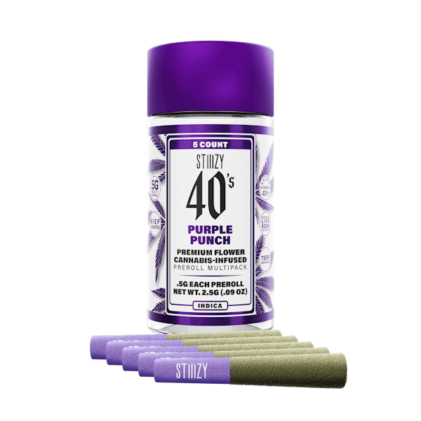 Stiiizy Purple Punch Infused Mini Pre Roll 5pk