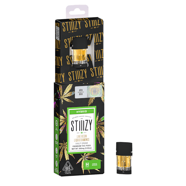 Stiiizy Purple Zlushie Live Resin Liquid Diamonds Pod 0.5g