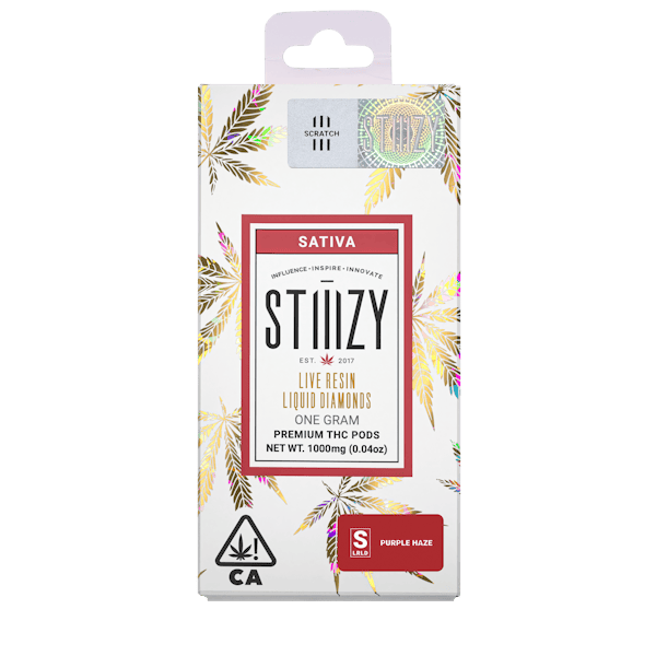 Stiiizy Purple Haze Live Resin Liquid Diamonds Pod 1g